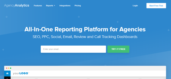 AgencyAnalytics SEO Dashboard