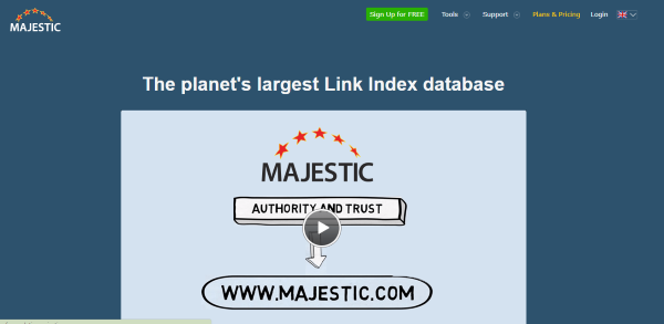 Majestic Backlink Tool