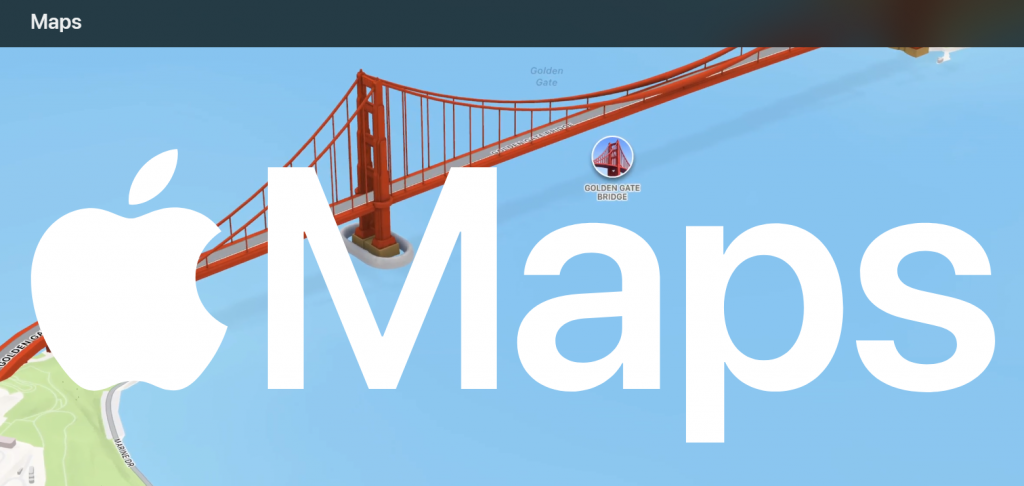 Apple Maps page screenshot