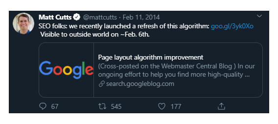 Algorithm Refresh: February 6, 2014