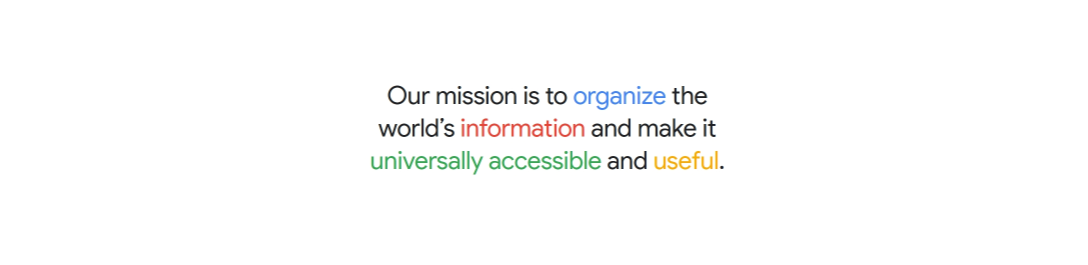Our mission is to organize