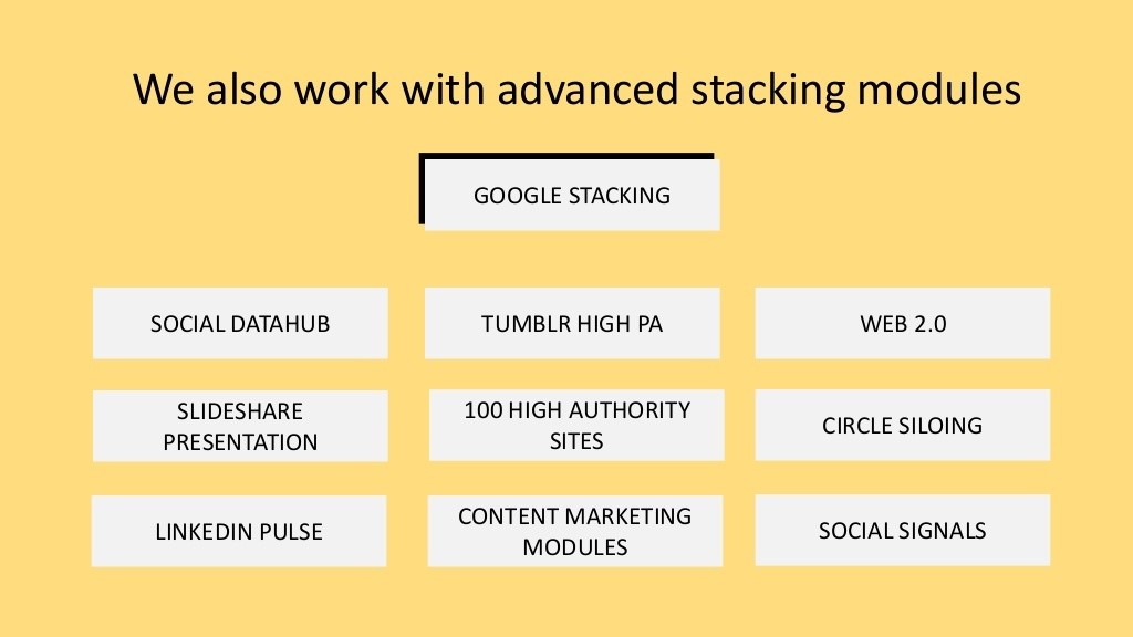 Google Stack Seo