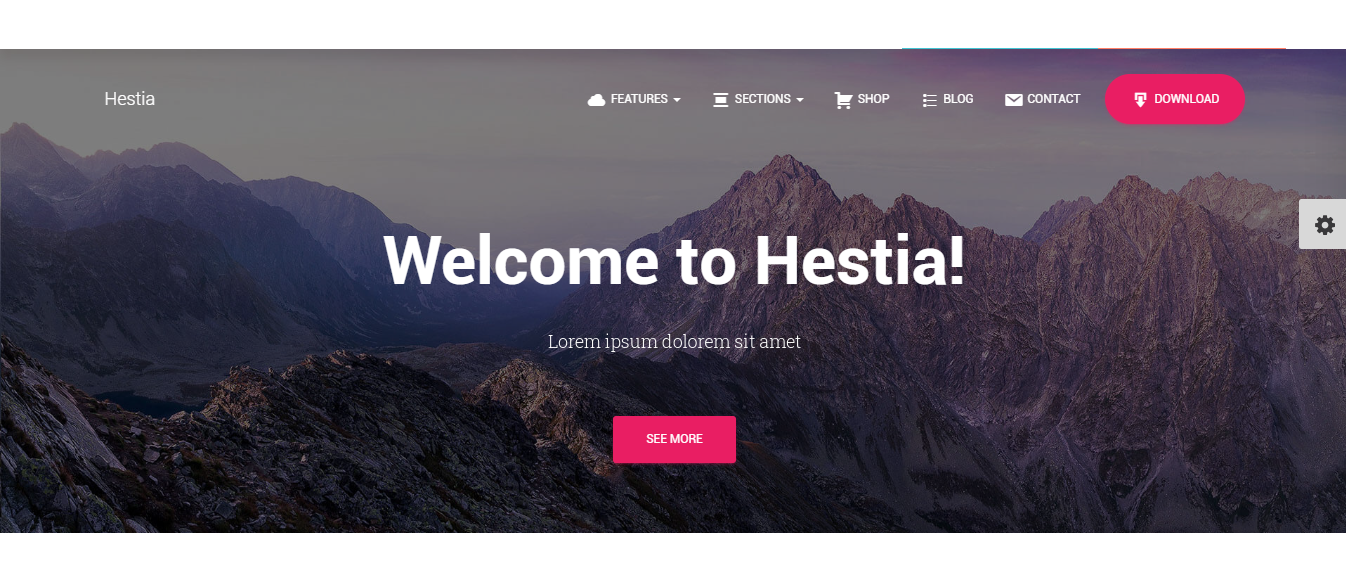 WP Hestia Theme