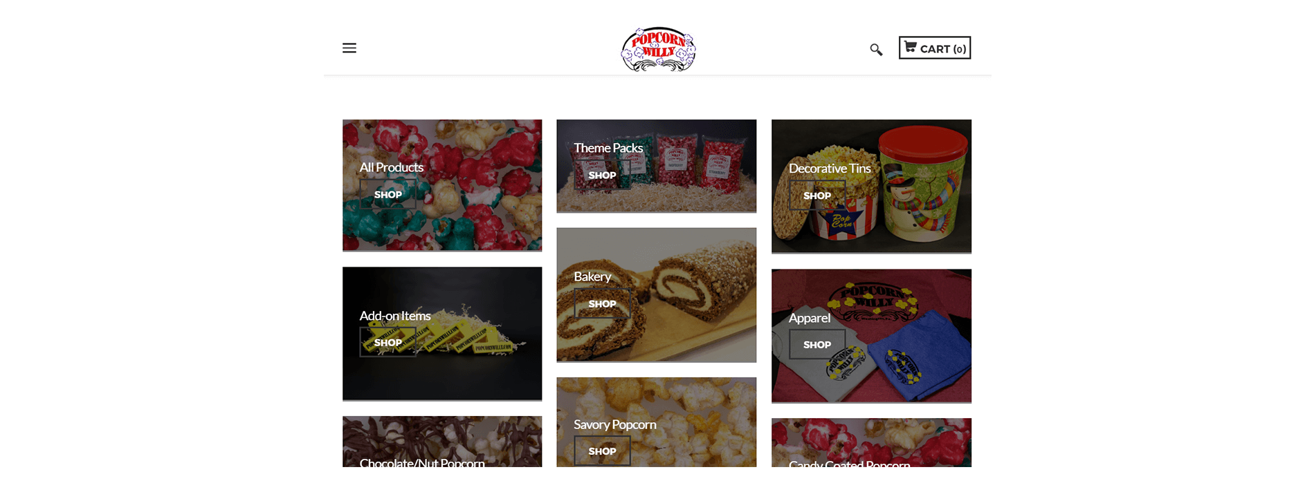 WP Website Popcorn Willy